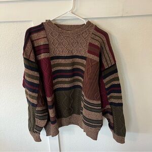 Roundtree & Yorke Multicolor Crewneck Sweater